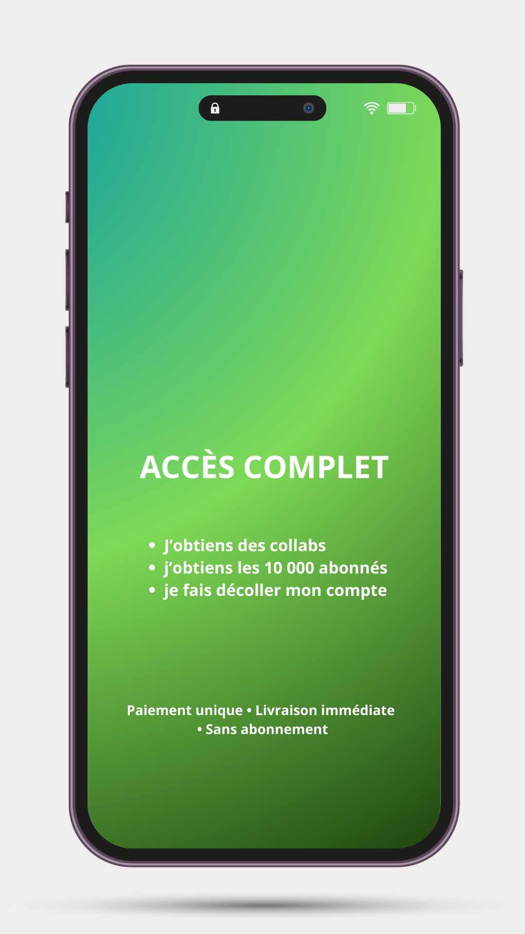 L'accès complet